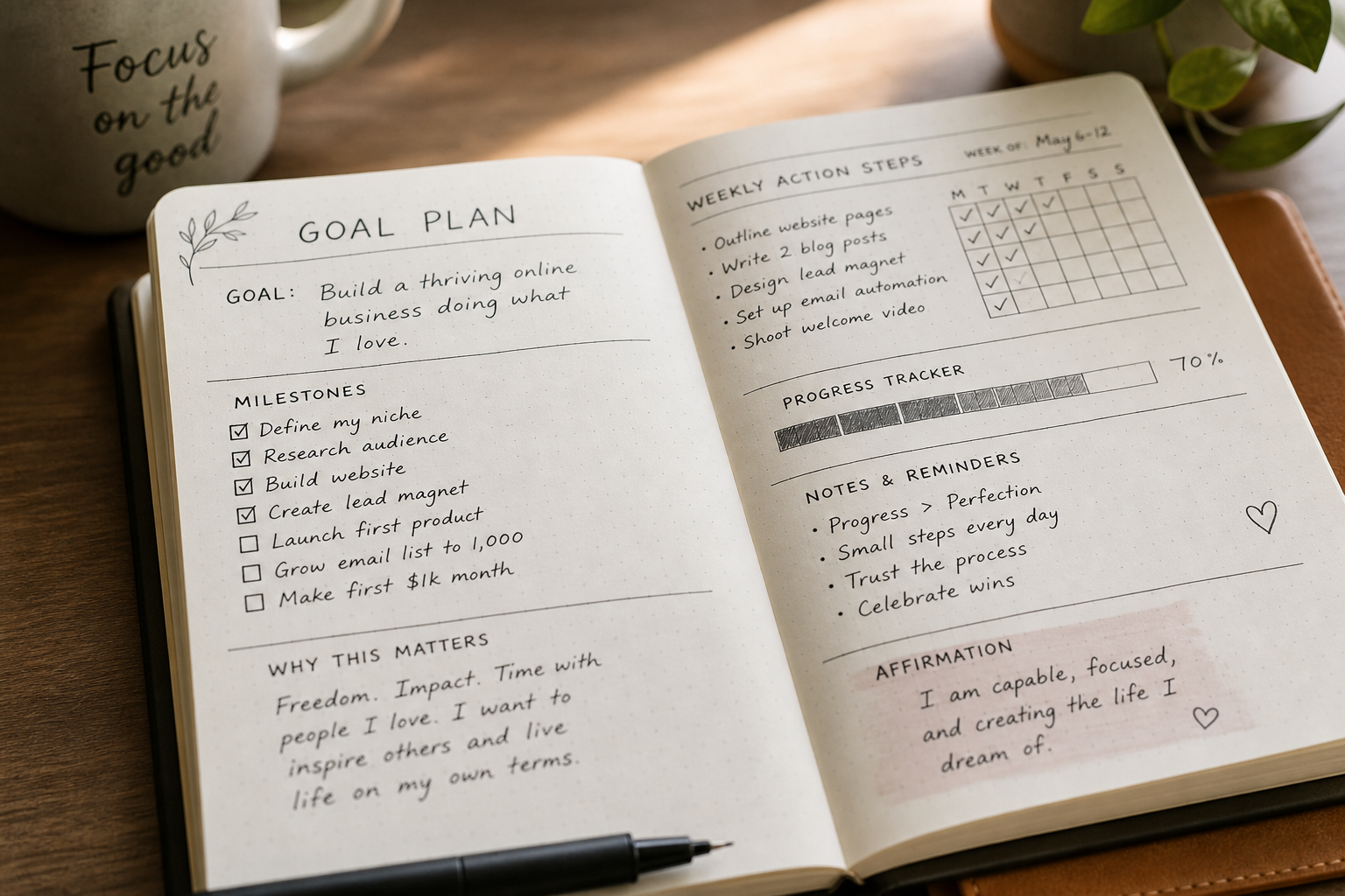 Best Printable Goal Planner for Real Results